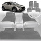 6D Diamond Car Floor Mats for Mazda CX-3 2015-Current-Full Set-Grey-Outback GT