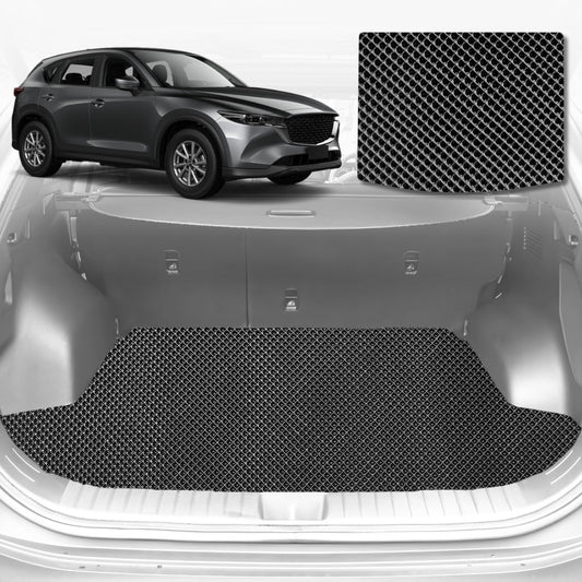 6D Diamond Car Boot Mat for Mazda CX-5 (KF)2017-Current-Cargo Mat-Black-Outback GT