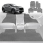 6D Diamond Car Floor Mats for Mazda CX-60 2022-Current-Full Set-Grey-Outback GT