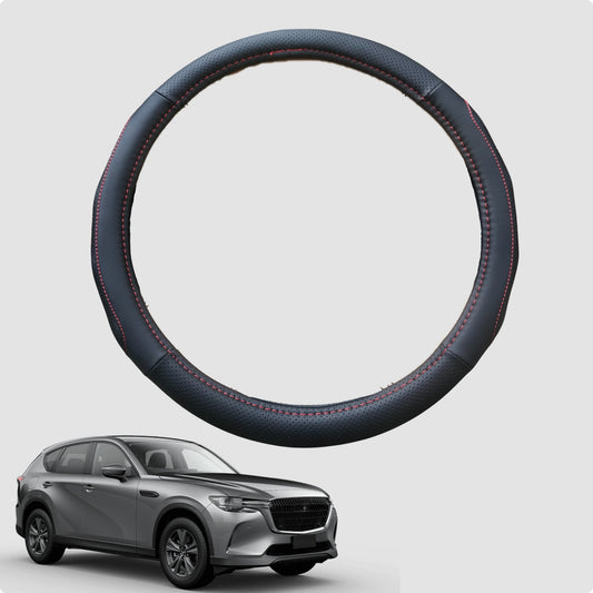 Steering Wheel Cover for Mazda CX-60 2022-Current 38CM Leather | Circle