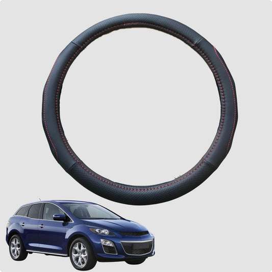 Steering Wheel Cover for Mazda CX-7 2006-2012 38CM Leather | Circle