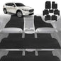 6D Diamond Car Floor Mats for Mazda CX-8 2018-Current-Ultimate Set-Black-Outback GT