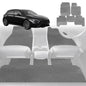 6D Diamond Car Floor Mats for Mercedes-Benz A-Class (W177)2018-Current-Full Set-Grey-Outback GT