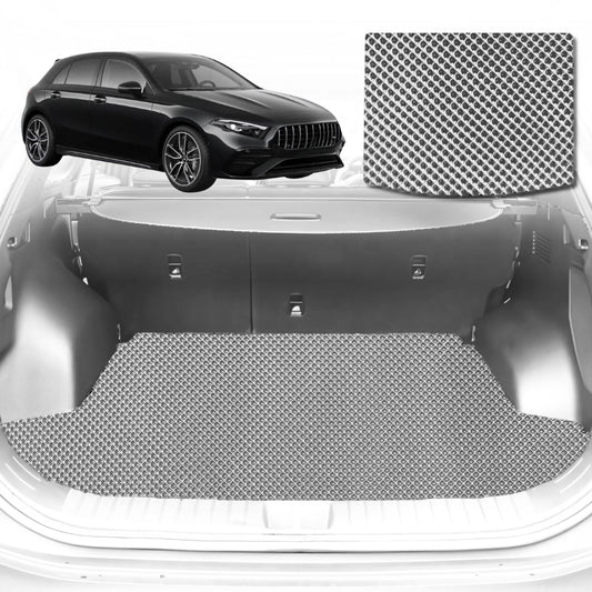6D Diamond Car Boot Mat for Mercedes-Benz A-Class (W177)2018-Current-Hatch-Cargo Mat-Grey-Outback GT