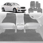 6D Diamond Car Floor Mats for Mercedes-Benz C-class Sedan (W204)2007-2014-Full Set-Grey-Outback GT