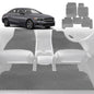 6D Diamond Car Floor Mats for Mercedes-Benz CLA-Class (C117)2013-2019-Full Set-Grey-Outback GT