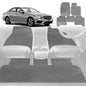 6D Diamond Car Floor Mats for Mercedes-Benz E-Class Sedan (W212)2009-2016-Full Set-Grey-Outback GT