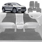 6D Diamond Car Floor Mats for Mercedes-Benz GLA SUV 2020-Current-Full Set-Grey-Outback GT