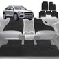 6D Diamond Car Floor Mats for Mercedes-Benz GLA SUV 2020-Current-Full Set-Black-Outback GT