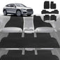 6D Diamond Car Floor Mats for Mercedes-Benz GLE-Class 2020-Current-Ultimate Set-Black-Outback GT