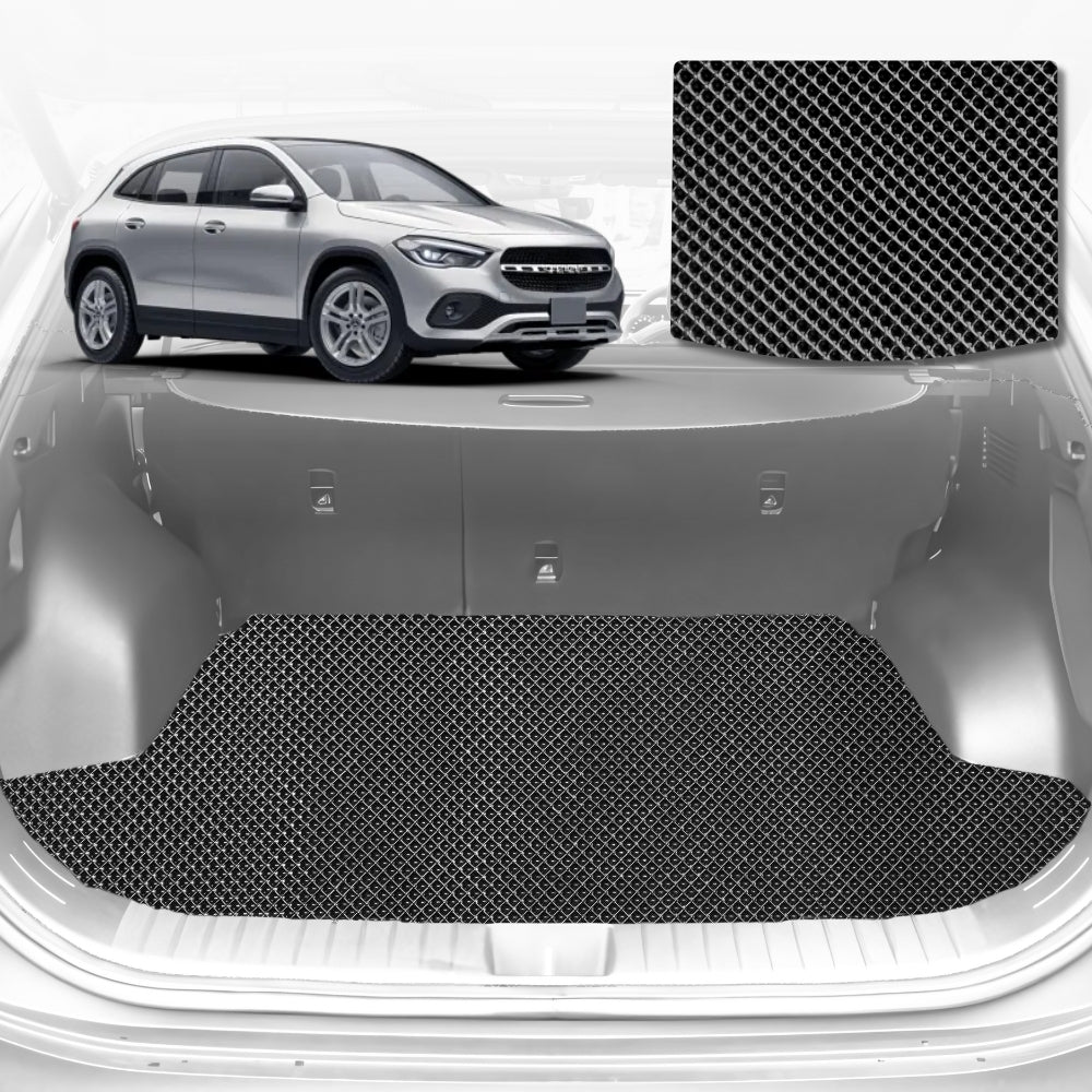 6D Diamond Car Boot Mat for Mercedes-Benz GLE-Class Coupe (W167/V167)2020-Current-Cargo Mat-Black-Outback GT