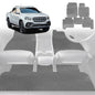 6D Diamond Car Floor Mats for Mercedes-Benz X-Class Ute2017-2021-Full Set-Grey-Outback GT