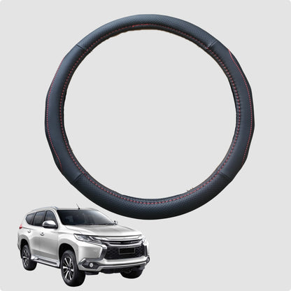 Steering Wheel Cover for Mitsubishi Challenger 2008-2016 38CM Leather | Circle
