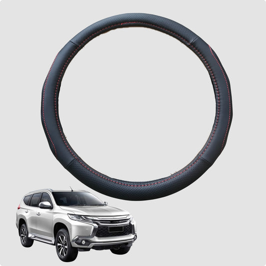 Steering Wheel Cover for Mitsubishi Challenger 2008-2016 38CM Leather | Circle