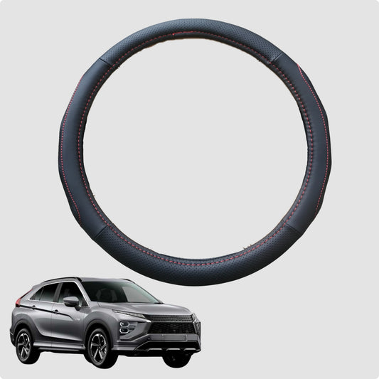 Steering Wheel Cover for Mitsubishi Eclipse Cross 2017-Current 38CM Leather | Circle