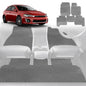 6D Diamond Car Floor Mats for Mitsubishi Lancer 2007-2017 Manual Full Set-Grey-Outback GT