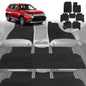 6D Diamond Car Floor Mats for Mitsubishi Outlander 2012-2018-Ultimate Set-Black-Outback GT