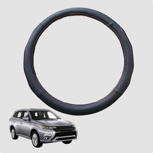 Steering Wheel Cover for Mitsubishi Outlander 2018-2021 38CM Leather | Circle