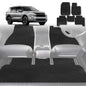 6D Diamond Car Floor Mats for Mitsubishi Outlander 2022-Current-Ultimate Set-Black-Outback GT
