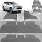 6D Diamond Car Floor Mats for Mitsubishi Pajero 2006-2021-Ultimate Set-Grey-Outback GT