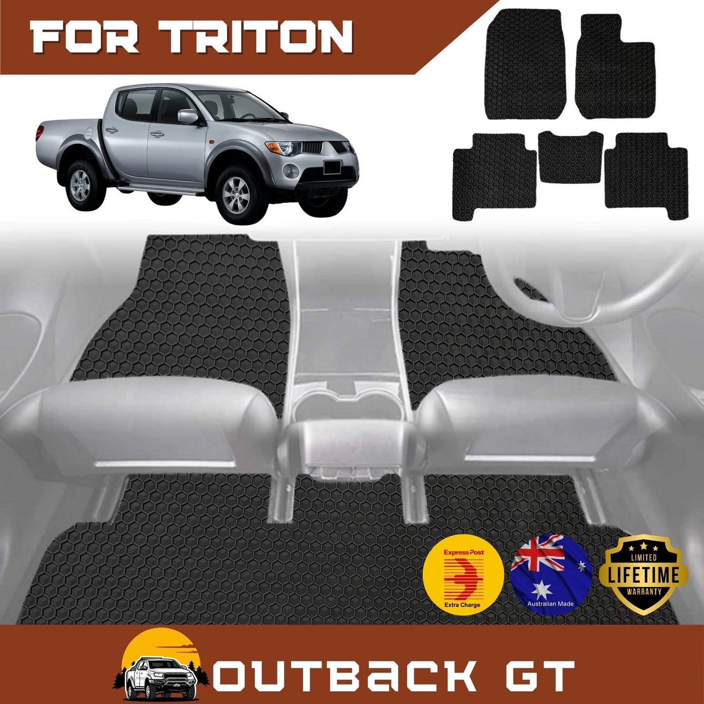 for Mitsubishi Triton Double Cab 2006-2015