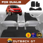 6D Diamond Car Floor Mats for Nissan Dualis 2007-2014 Full Set | Heavy Duty Carpet Liner