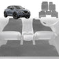 6D Diamond Car Floor Mats for Nissan JUKE 2020-Current-Full Set-Grey-Outback GT