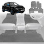 6D Diamond Car Floor Mats for Nissan JUKE 2013-2019-Full Set-Grey-Outback GT