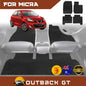6D Diamond Car Floor Mats for Nissan Micra(K13)2010-2017 Full Set | Heavy Duty Carpet Liner