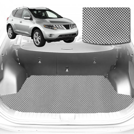 6D Diamond Car Boot Mat for Nissan Murano Z512009-2015-Cargo Mat-Grey-Outback GT