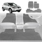 6D Diamond Car Floor Mats for Nissan Murano 2009-2015-Full Set-Grey-Outback GT