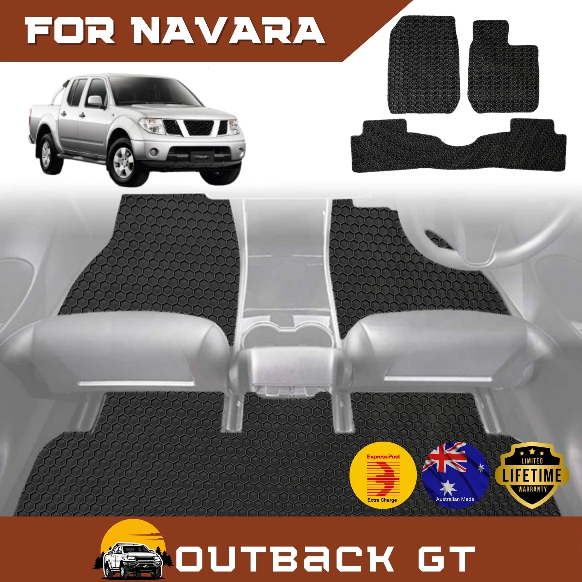 for Nissan Navara Dual Cab 2005-2014