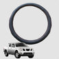 Steering Wheel Cover for Nissan Navara Dual Cab 2005-2014 38CM Leather | Circle