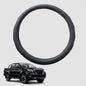 Steering Wheel Cover for Nissan Navara Dual Cab 2015-Current 38CM Leather | Circle