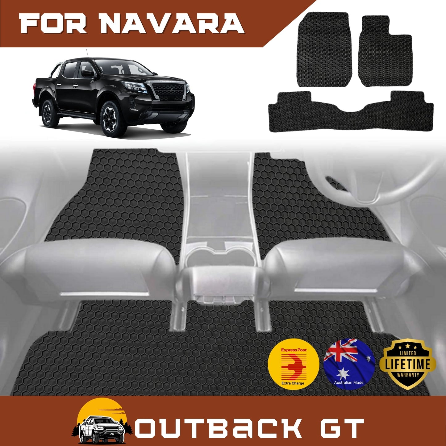 for Nissan Navara Dual Cab 2015-Current