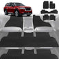 6D Diamond Car Floor Mats for Nissan Pathfinder 2013-2021-Ultimate Set-Black-Outback GT
