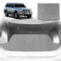 6D Diamond Car Boot Mat for Nissan Patrol Y61 SUV (Y61/GU)1997-2016-Cargo Mat-Grey-Outback GT