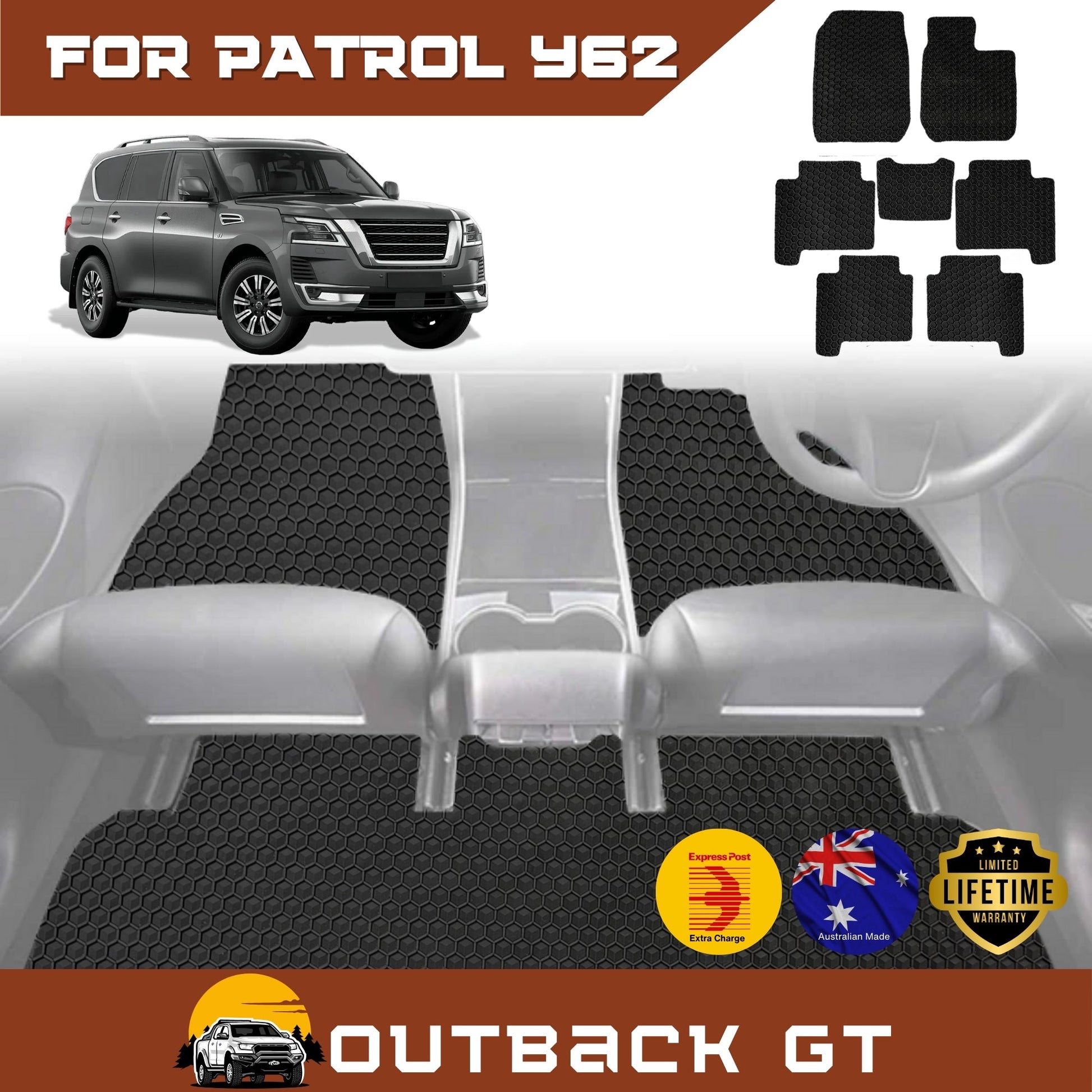 for Nissan Patrol Y62 2013-Current