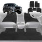6D Diamond Car Floor Mats for Nissan Patrol Y62 (Y62)2013-Current-Ultimate Set-Black-Outback GT
