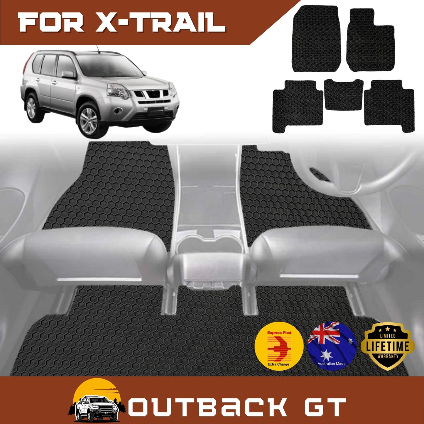 for Nissan X-TRAIL 2007-2014