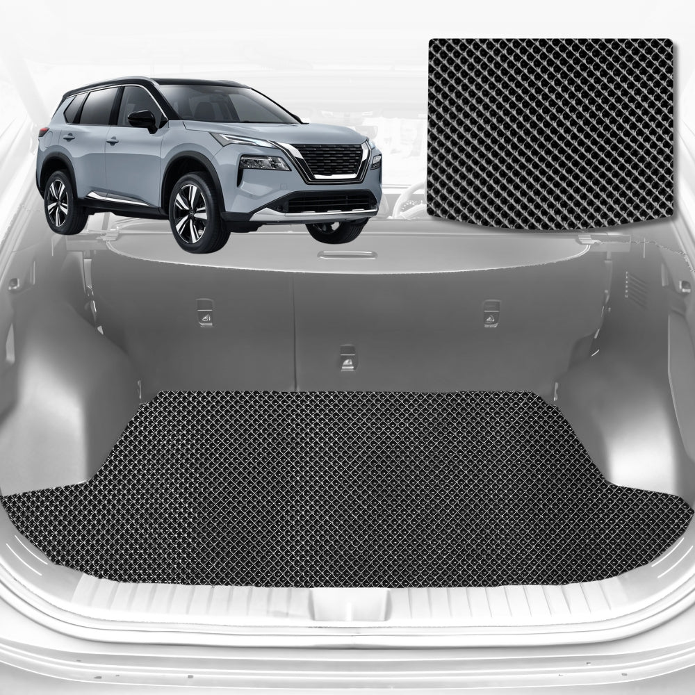 6D Diamond Car Boot Cargo Mat for All-new Nissan X-TRAIL (T33)2022-Current | Heavy Duty Carpet Liner