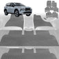 6D Diamond Car Floor Mats for Nissan X-TRAIL 2014-2022-Ultimate Set-Grey-Outback GT