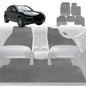 6D Diamond Car Floor Mats for Porsche Cayenne 92A 2011-2017-Full Set-Grey-Outback GT