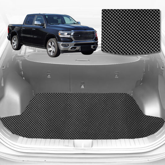 6D Diamond Car Boot Mat for RAM 1500 Express (DT)2019-Current-Cargo Mat-Black-Outback GT