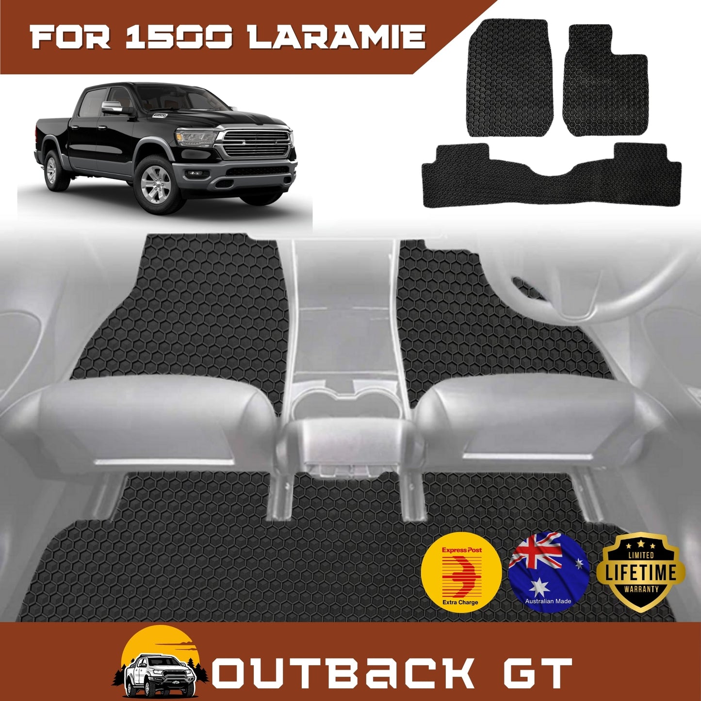for RAM 1500 Laramie 2019-Current