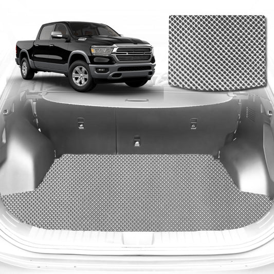 6D Diamond Car Boot Mat for RAM 1500 Laramie (DT)2019-Current-Cargo Mat-Grey-Outback GT