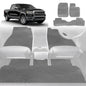 6D Diamond Car Floor Mats for RAM 1500 Laramie 2019-Current-Full Set-Grey-Outback GT
