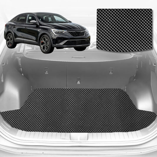 6D Diamond Car Boot Mat for Renault Arkana 2021-Current-Cargo Mat-Black-Outback GT