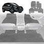 6D Diamond Car Floor Mats for Renault KOLEOS 2016-Current-Full Set-Grey-Outback GT