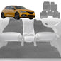 6D Diamond Car Floor Mats for Renault Megane R.S.2017-Current-Full Set-Grey-Outback GT